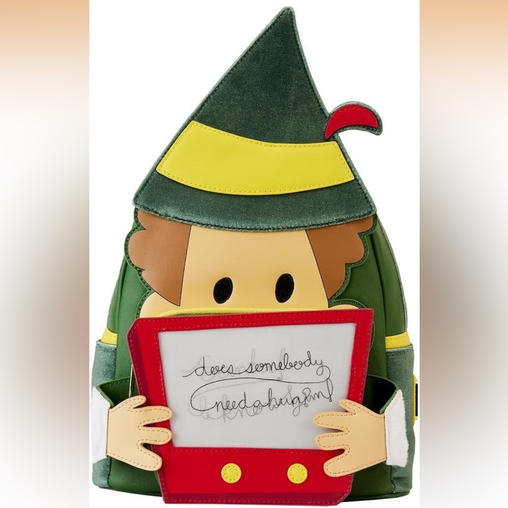 NWT Loungefly Warner Brothers Elf 20th Anniversary Mini Backpack Elf
